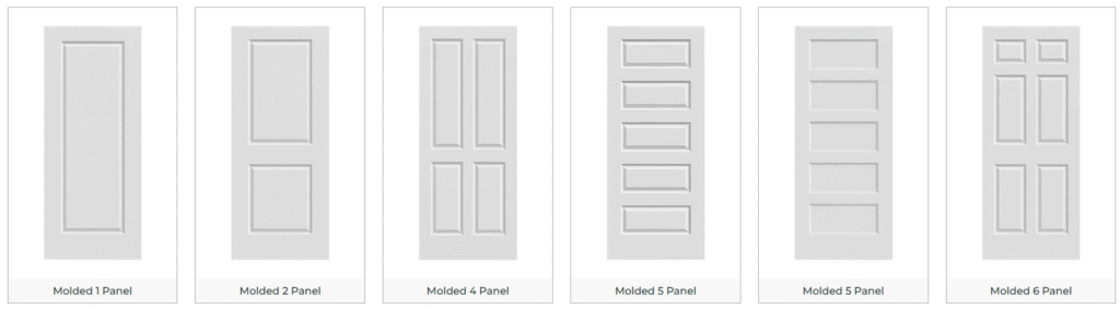 Common Molded Door Styles