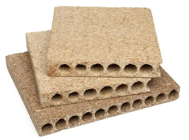 Tubular particle board