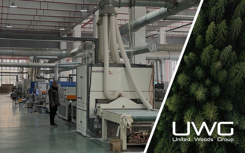 UWG's UV spraying production line