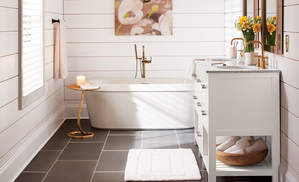 MDF moulding in bathroom