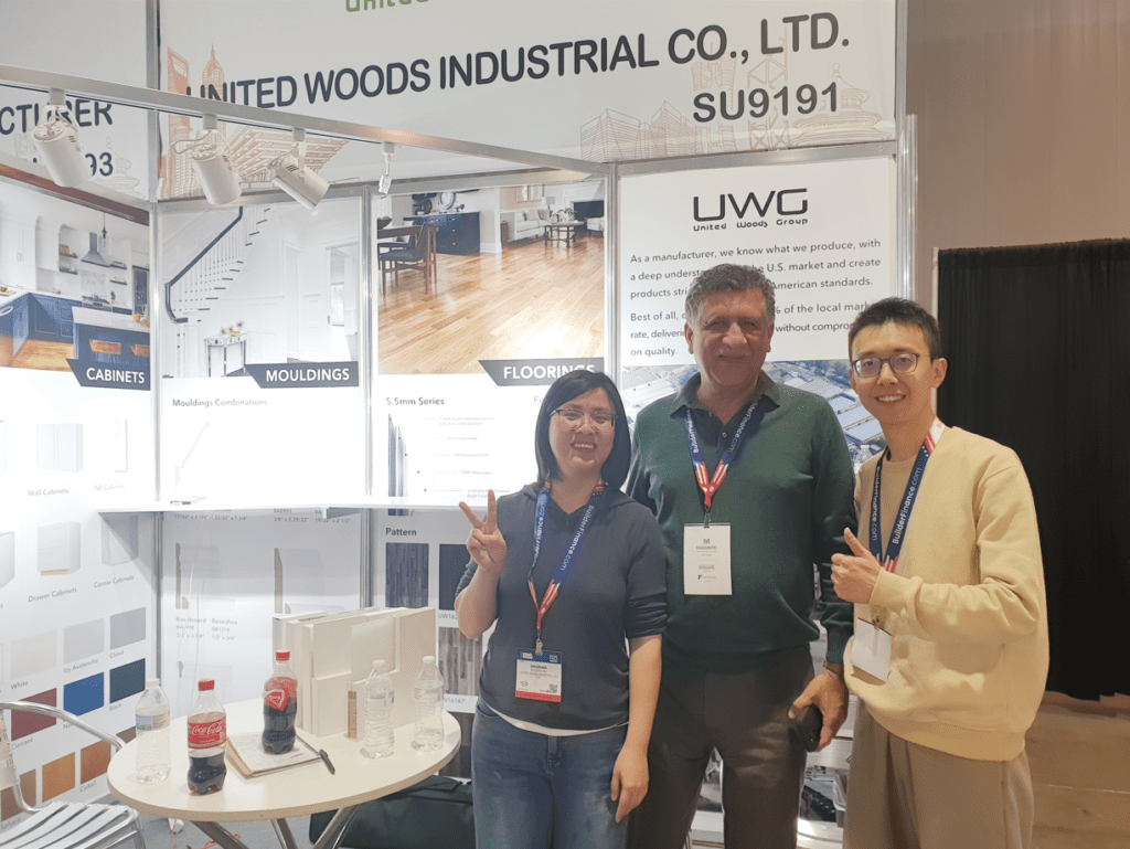 The UWG team attending the trade show