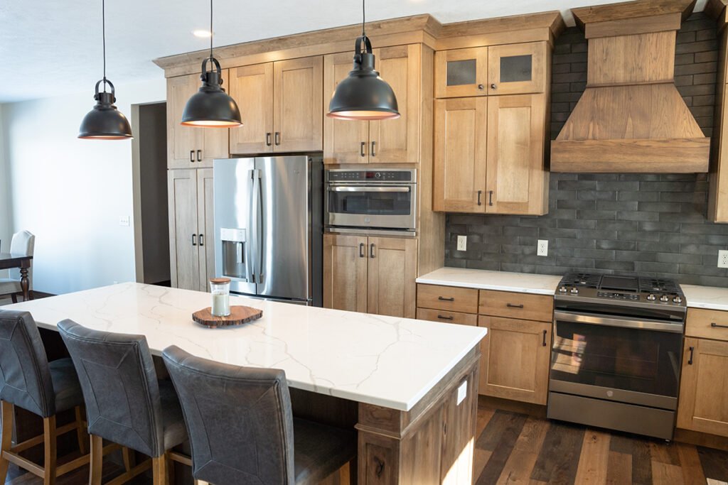 Nature-Inspired kitchen cabinet