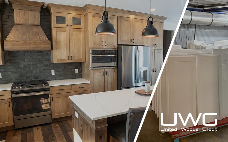 Nature Inspired kitchen cabinet