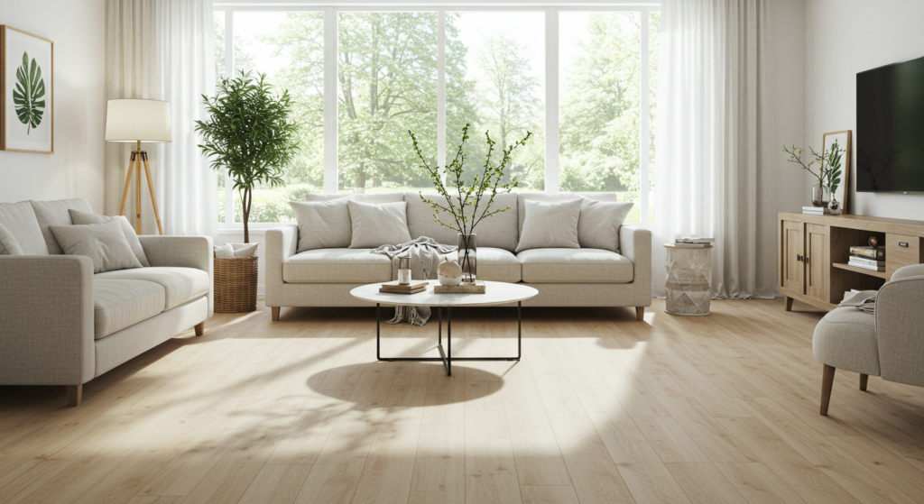 Living room flooring