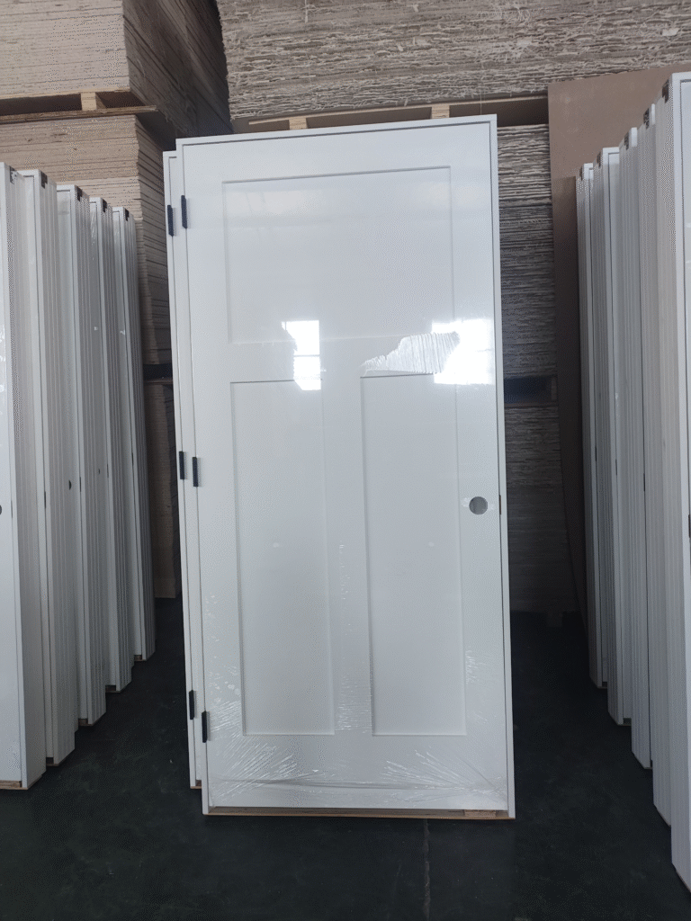 3 panel Shaker interior door pre-hung door