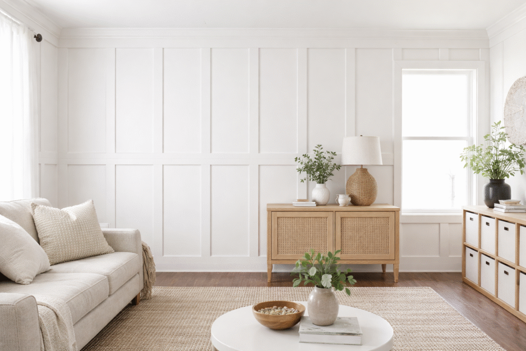 Full-Wall Board and Batten