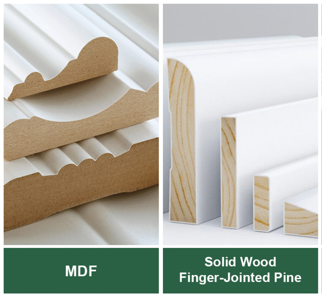Material FJP vs MDF