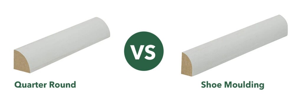 quarter round and shoe moulding