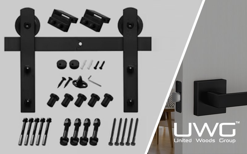 Matte Black Barn Door Hardware