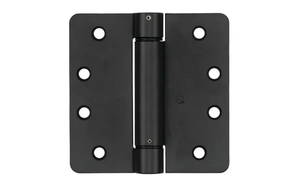 black spring hinges