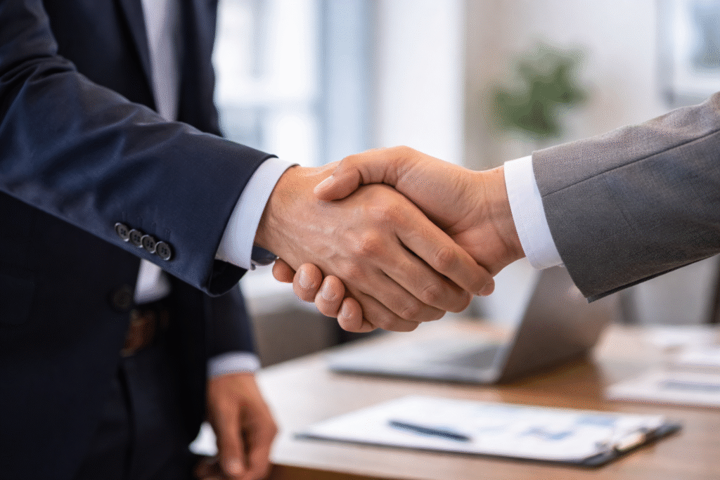 business handshake