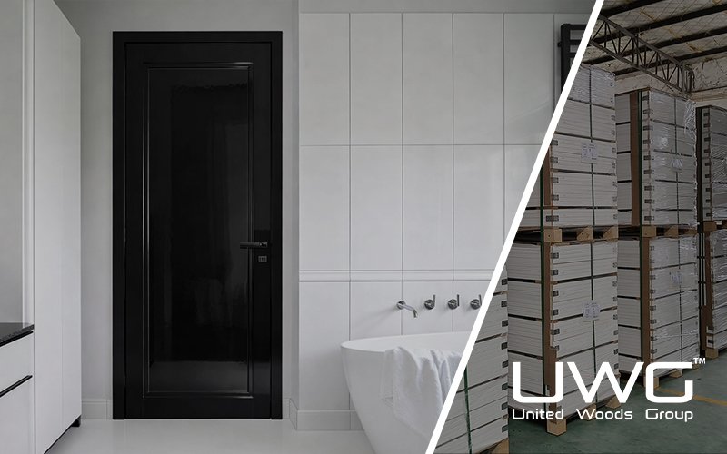 best bathroom door materials