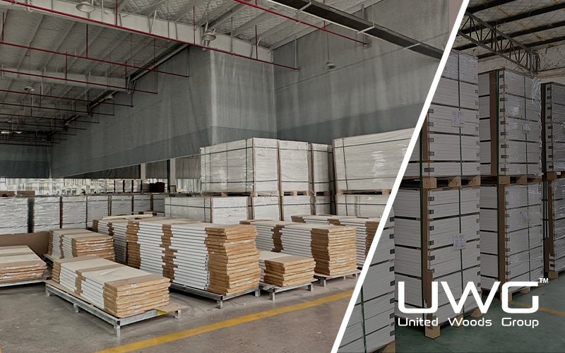 Why are MDF molded doors with honeycomb core ideal for volume projects