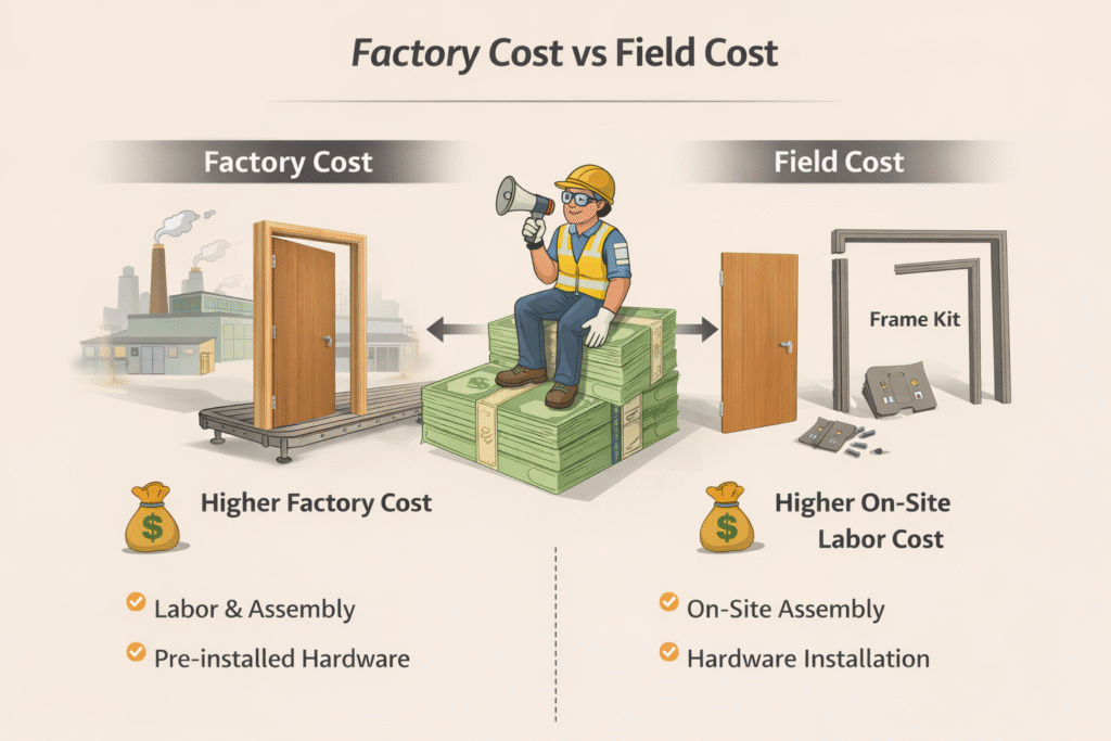 Factory Cost vs Field Cost
