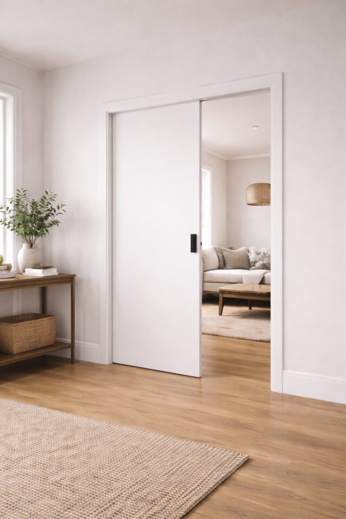 flush-pocket door